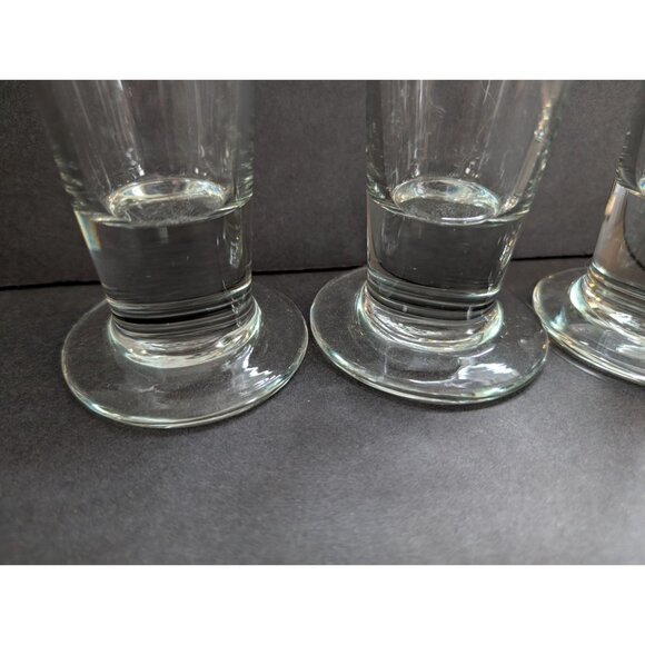 3 Clear Glass Libbey Pilsner Beer Drinking Glasses Tall 9.5" Classic Home Barwar - Picture 3 of 5